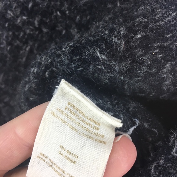 Free People Blue Black Striped Wool Top - E35 - Picture 7 of 7